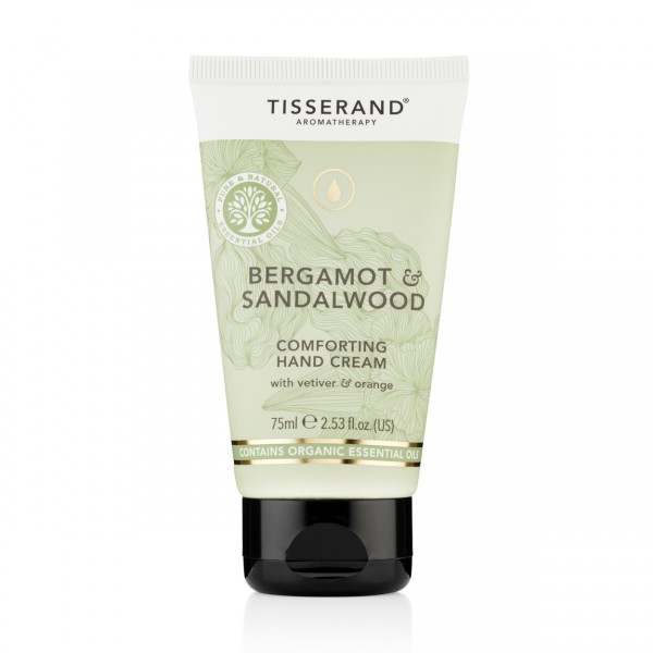 Tisserand Crème Mains Réconfortante Bergamote & Bois de Santal