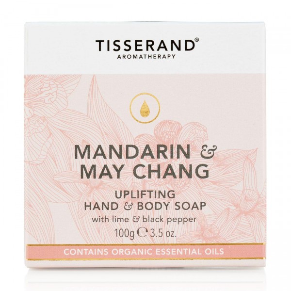 Tisserand Savon Solide Revigorant Mains & Corps à la Mandarine et au May Chang