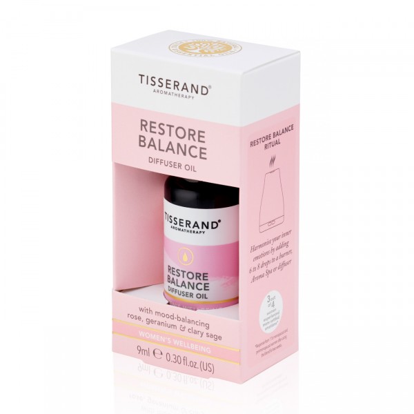 Tisserand Restore Balance Diffuser Oil (herstel-je-balans diffuser olie / verdampingsolie)